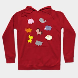 Cute Cartoon Animals Hoodie